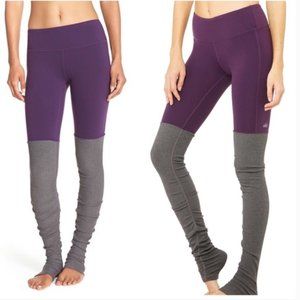 ALO Yoga Purple Goddess Ribbed Leggings